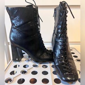 Sam Edelman Lace Up Heeled Boots (size 8)